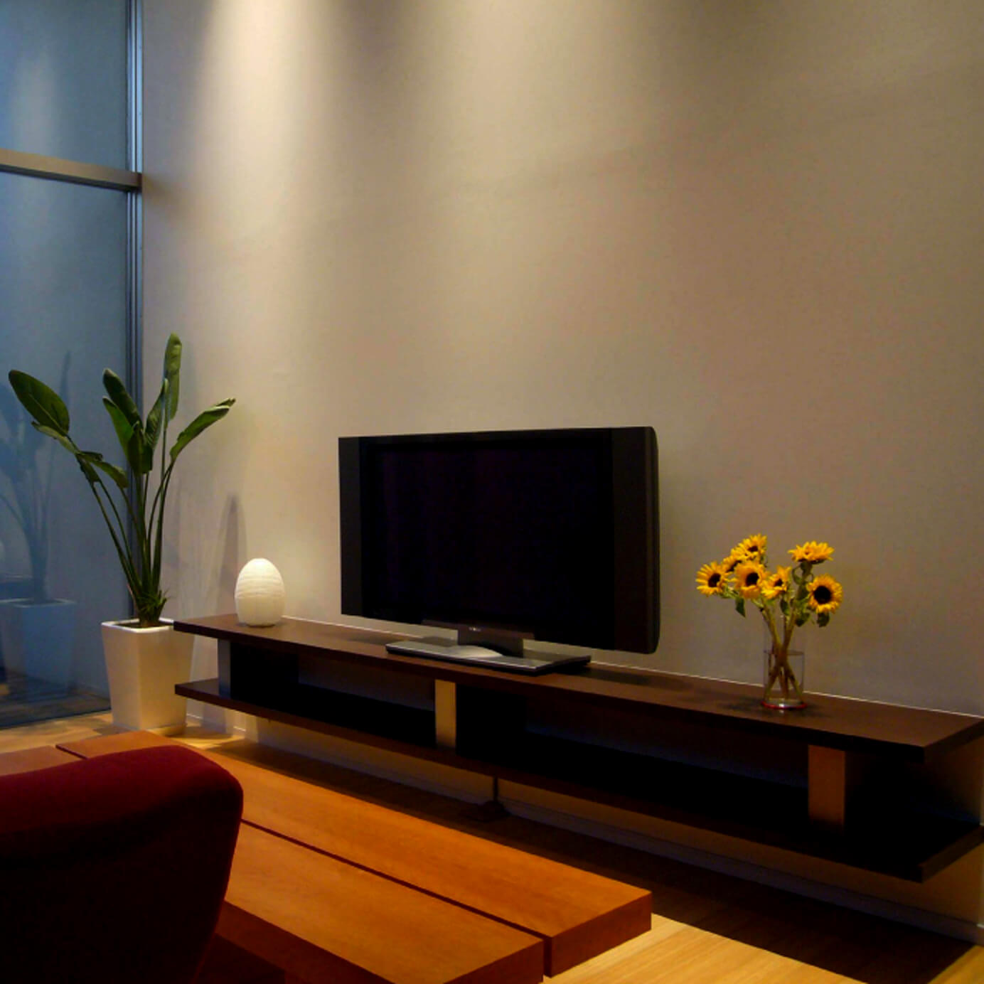 北見のまちの建具屋 緑ヶ丘木工 納品事例　オーダー家具 / テレビ台