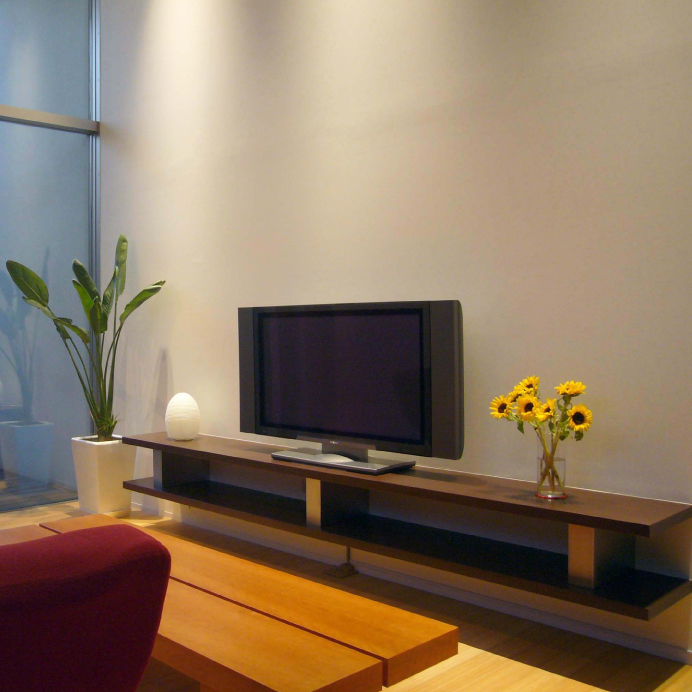 北見のまちの建具屋 緑ヶ丘木工　納品事例 テレビ台